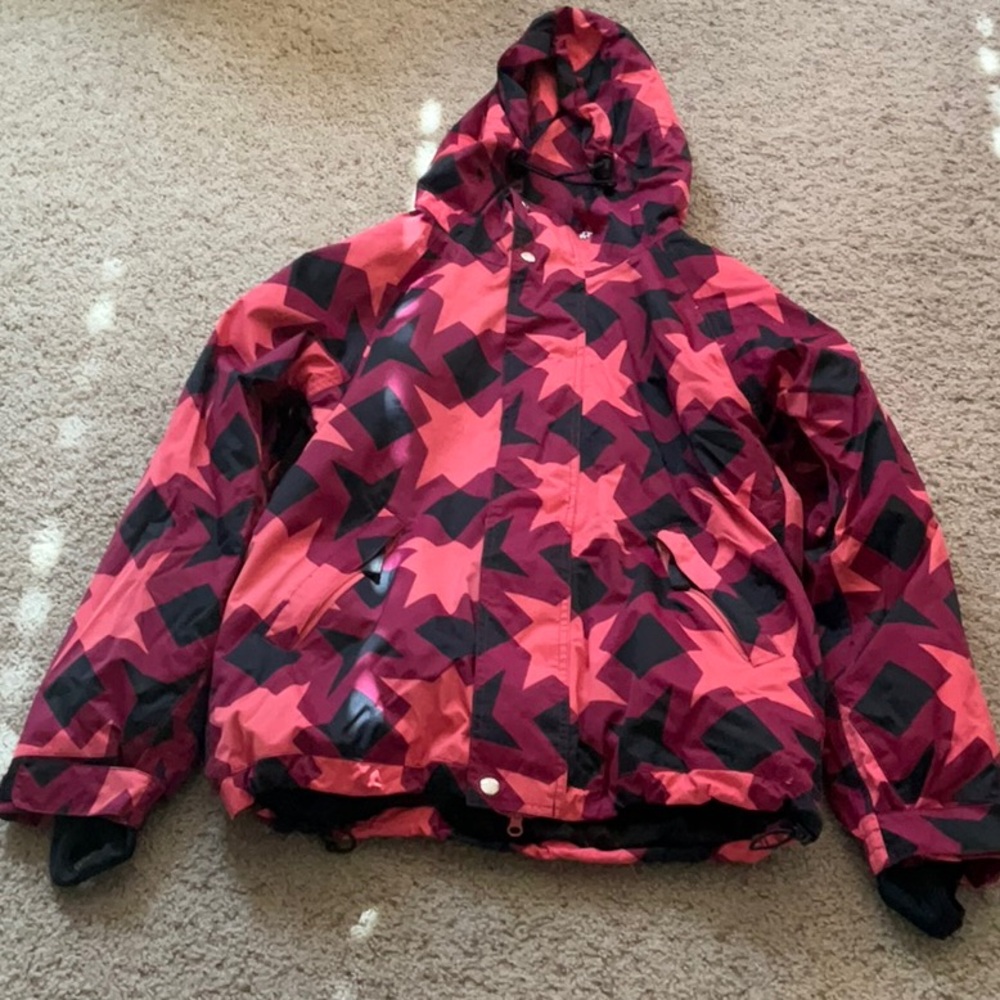 Star Pattern Hooded Jacket - image 1